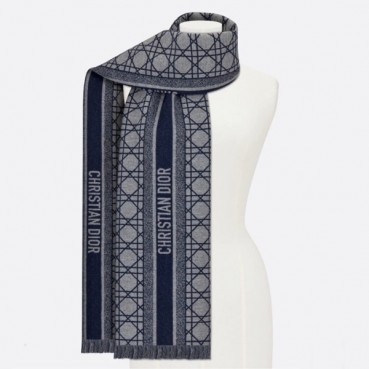 디올 여성 블루 머플러 - Dior Womens Blue Muffler 