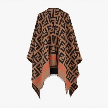 펜디 여성 카멜 판쵸 - Fendi Womens Camel Pancho 