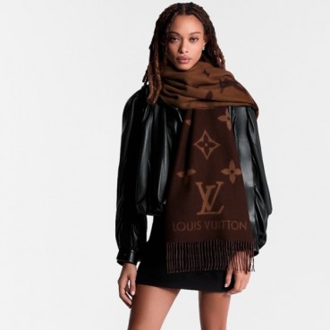 루이비통 여성 브라운 머플러 - Louis vuitton Womens Brown Muffler 