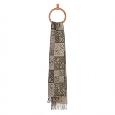 로에베 남/녀 그레이 머플러 - Loewe Unisex Gray Muffler 