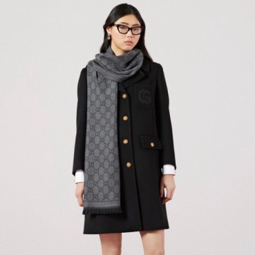 구찌 여성 블랙 스카프 - Gucci Womens Black Scarf 