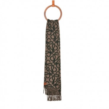 로에베 여성 블랙 머플러 - Loewe Womens Black Muffler 