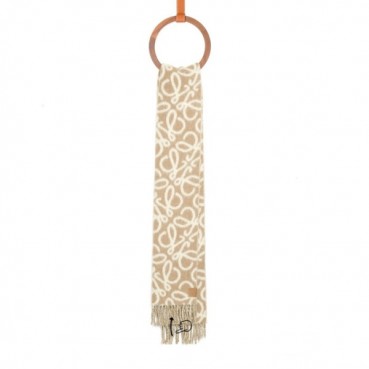 로에베 여성 카멜 머플러 - Loewe Womens Camel Muffler 