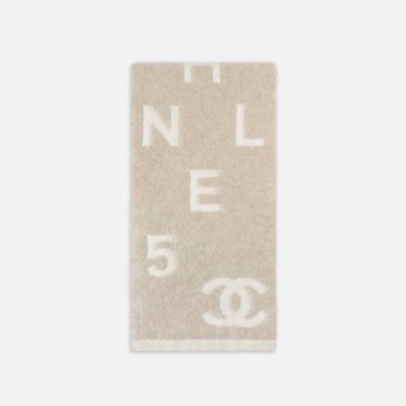 샤넬 여성 베이지 머플러 - Chanel Womens Beige Muffler 