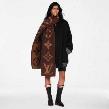 루이비통 여성 브라운 머플러 - Louis vuitton Womens Brown Muffler 