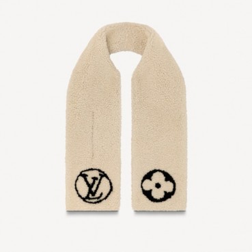 루이비통 여성 아이보리 머플러 - Louis vuitton Womens Ivory Muffler 