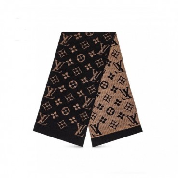 루이비통 남/녀 블랙 머플러 - Louis vuitton Unisex Black Muffler 