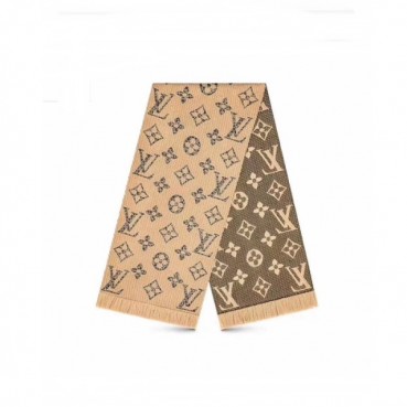 루이비통 남/녀 베이지 머플러 - Louis vuitton Unisex Beige Muffler 