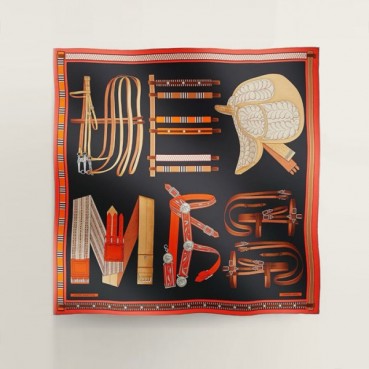 에르메스 여성 블랙 스카프 - Hermes Womens Black Scarf 