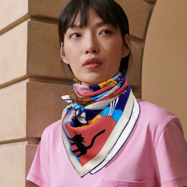 에르메스 여성 블루 스카프 - Hermes Womens Blue Scarf 