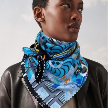 에르메스 여성 블루 스카프 - Hermes Womens Blue Scarf 