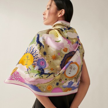에르메스 여성 핑크 스카프 - Hermes Womens Pink Scarf 