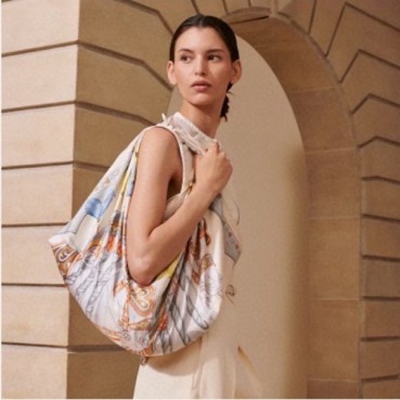 에르메스 여성 화이트 스카프 - Hermes Womens White Scarf 