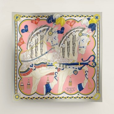 에르메스 여성 핑크 스카프 - Hermes Womens Pink Scarf 