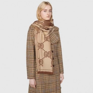 구찌 여성 카멜 스카프 - Gucci Womens Camel Scarf 