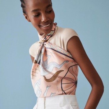 에르메스 여성 핑크 스카프 - Hermes Womens Pink Scarf 