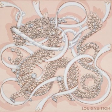 루이비통 여성 핑크 스카프 - Louis vuitton Womens Pink Scarf 