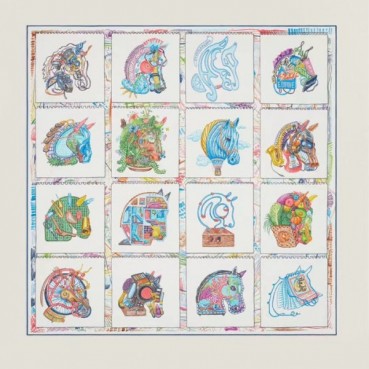 에르메스 여성 블루 스카프 - Hermes Womens Blue Scarf 