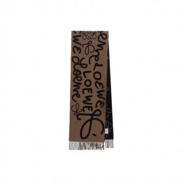 로에베 여성 카멜 머플러 - Loewe Womens Camel Muffler 