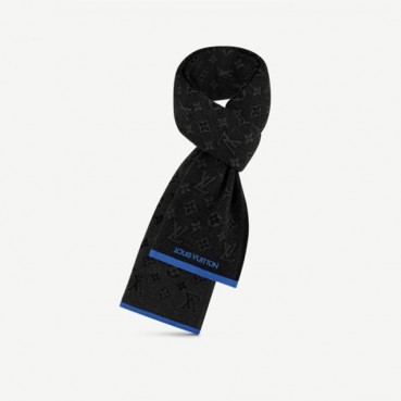 루이비통 남성 블랙 머플러 - Louis vuitton Mens Black Muffler 