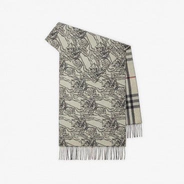 버버리 남/녀 그레이 머플러 - Burberry Unisex Gray Muffler 