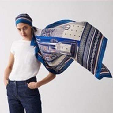 에르메스 여성 블루 스카프 - Hermes Womens Blue Scarf 