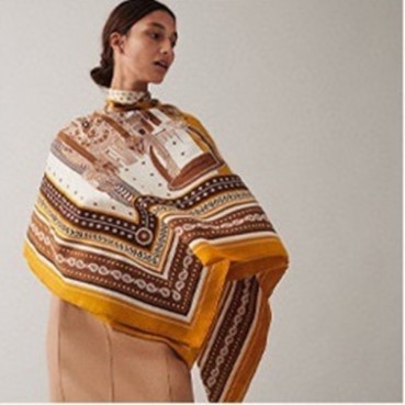 에르메스 여성 브라운 스카프 - Hermes Womens Brown Scarf 
