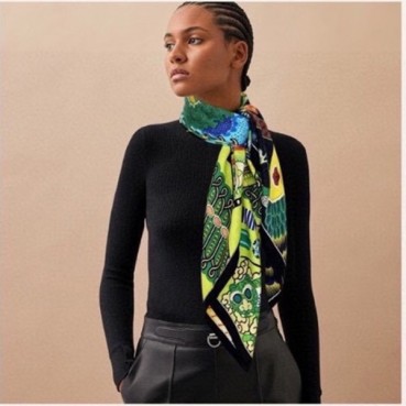 에르메스 여성 블랙 스카프 - Hermes Womens Black Scarf 