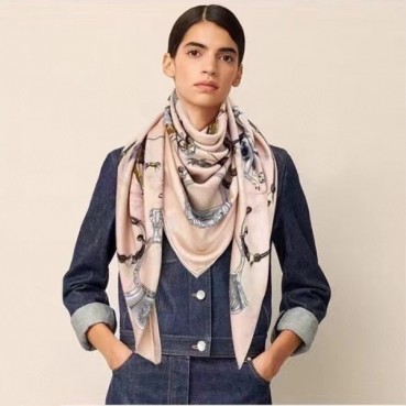 에르메스 여성 핑크 스카프 - Hermes Womens Pink Scarf 