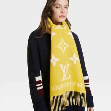 루이비통 여성 옐로우 머플러 - Louis vuitton Womens Yellow Muffler 