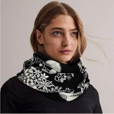 에르메스 여성 블랙 스카프 - Hermes Womens Black Scarf 