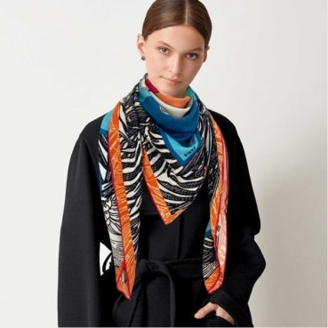 에르메스 여성 오렌지 스카프 - Hermes Womens Orange Scarf 