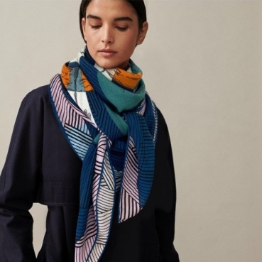 에르메스 여성 블루 스카프 - Hermes Womens Blue Scarf 