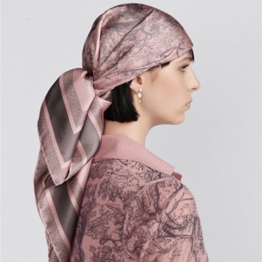 디올 여성 핑크 스카프 - Dior Womens Pink Scarf 