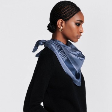 디올 여성 블루 스카프 - Dior Womens Blue Scarf 