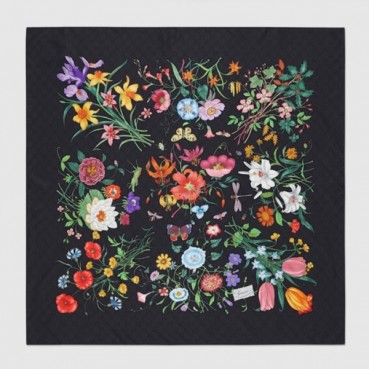 구찌 여성 블랙 스카프 - Gucci Womens Black Scarf 
