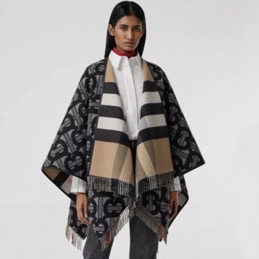 버버리 여성 베이지 양면 판쵸 - Burberry Womens Beige Pancho 