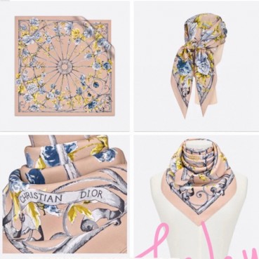 디올 여성 핑크 스카프 - Dior Womens Pink Scarf 