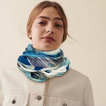 에르메스 여성 블루 스카프 - Hermes Womens Blue Scarf 