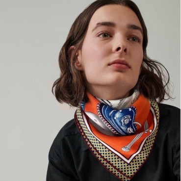 에르메스 여성 레드 스카프 - Hermes Womens Red Scarf 