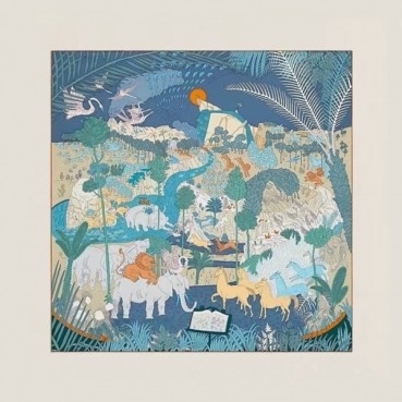에르메스 여성 블루 스카프 - Hermes Womens Blue Scarf 