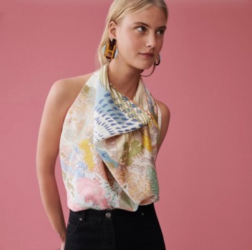에르메스 여성 오렌지 스카프 - Hermes Womens Orange Scarf 