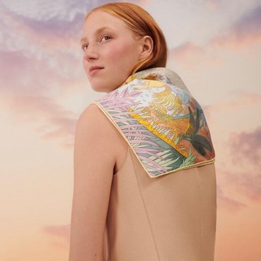 에르메스 여성 핑크 스카프 - Hermes Womens Pink Scarf 