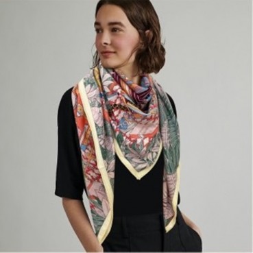 에르메스 여성 그린 양면 스카프 - Hermes Womens Green Scarf 