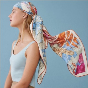 에르메스 여성 레드 스카프 - Hermes Womens Red Scarf 