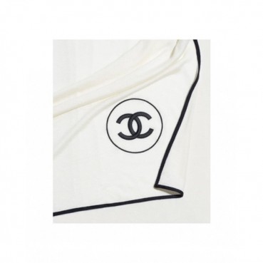 샤넬 여성 화이트 머플러 - Chanel Womens White Muffler 