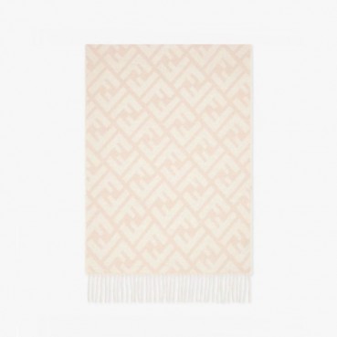 펜디 여성 베이지 양면 머플러 - Fendi Womens Beige Muffler 
