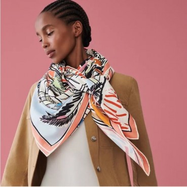에르메스 여성 핑크 스카프 - Hermes Womens Pink Scarf 