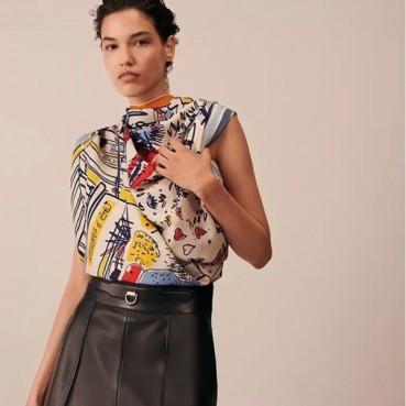 에르메스 여성 블루 스카프 - Hermes Womens Blue Scarf 
