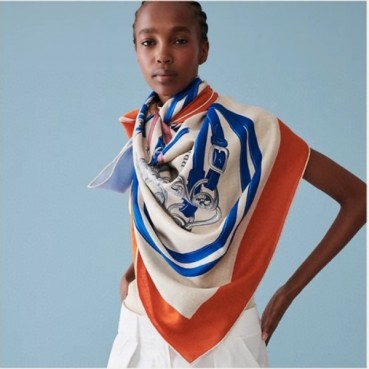 에르메스 여성 블루 스카프 - Hermes Womens Blue Scarf 